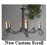 click here to LOOK AT NEW CUSTOM SCROLL Chandelier